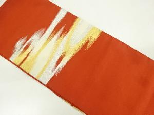 リサイクル　本綴れ霞模様織り出し名古屋帯